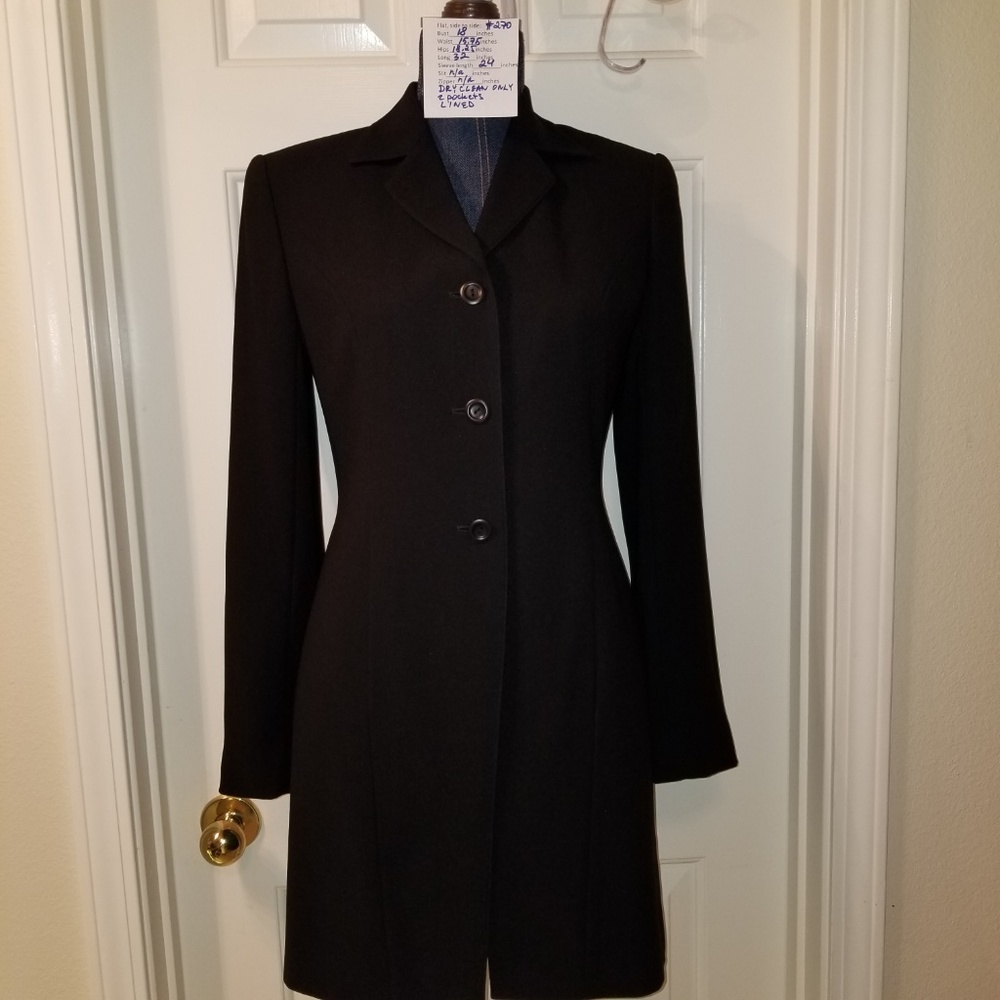 ✅270 NWOT Preview Collection Carrier Black Jacket 2